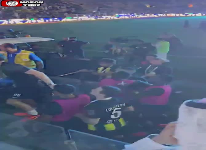 Video :After losing, a soccer player loses it